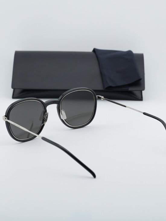 Saint Laurent SL436 001 Round Sunglasses - Black main image 10